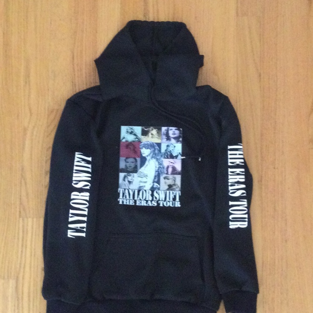 Taylor Swift Black Hoodie - The Eras Tour